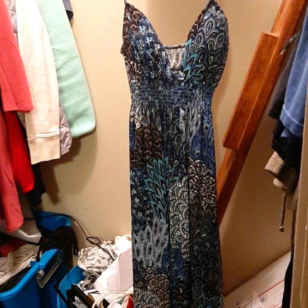 Spaghetti strap maxi dress